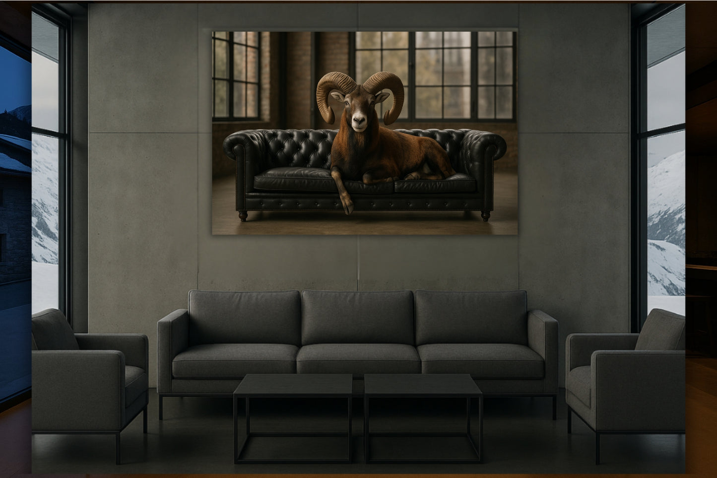 Wenn der Steinbock dich endlich hereinlässt