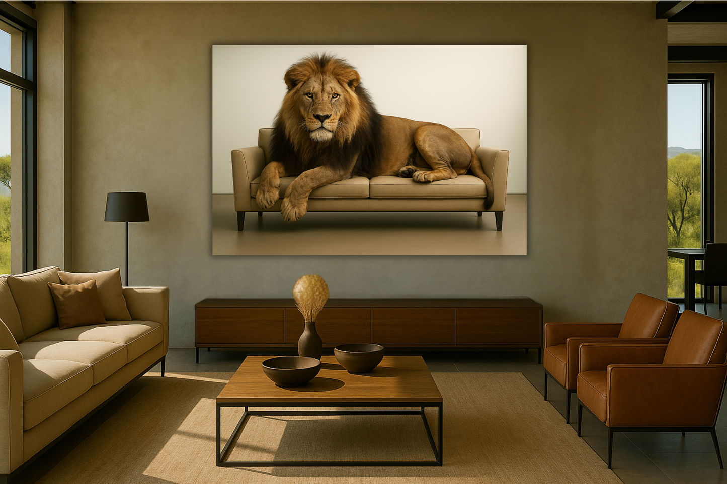 Majestät unter Druck – Der schwarze Löwe der Kalahari