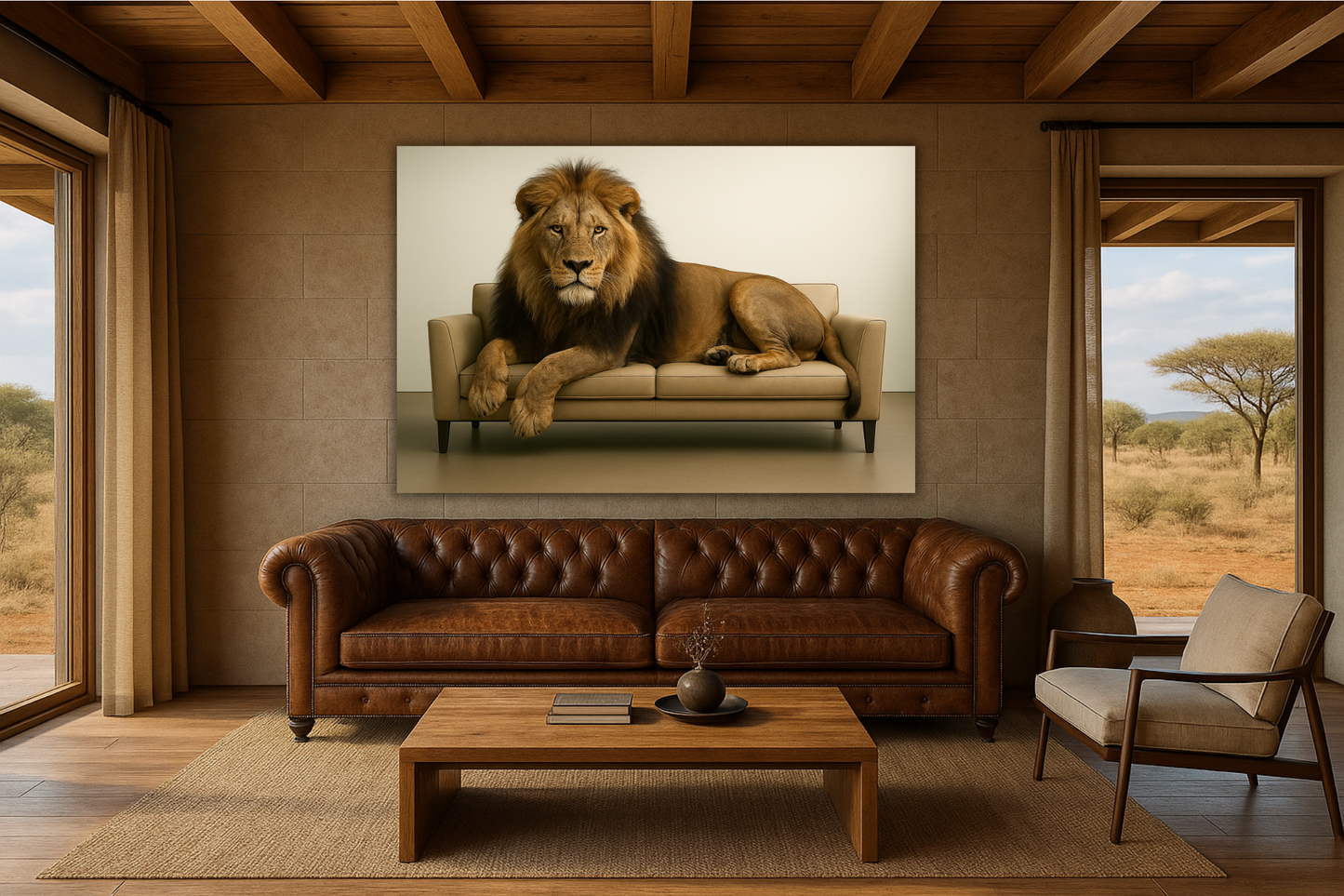 Majestät unter Druck – Der schwarze Löwe der Kalahari