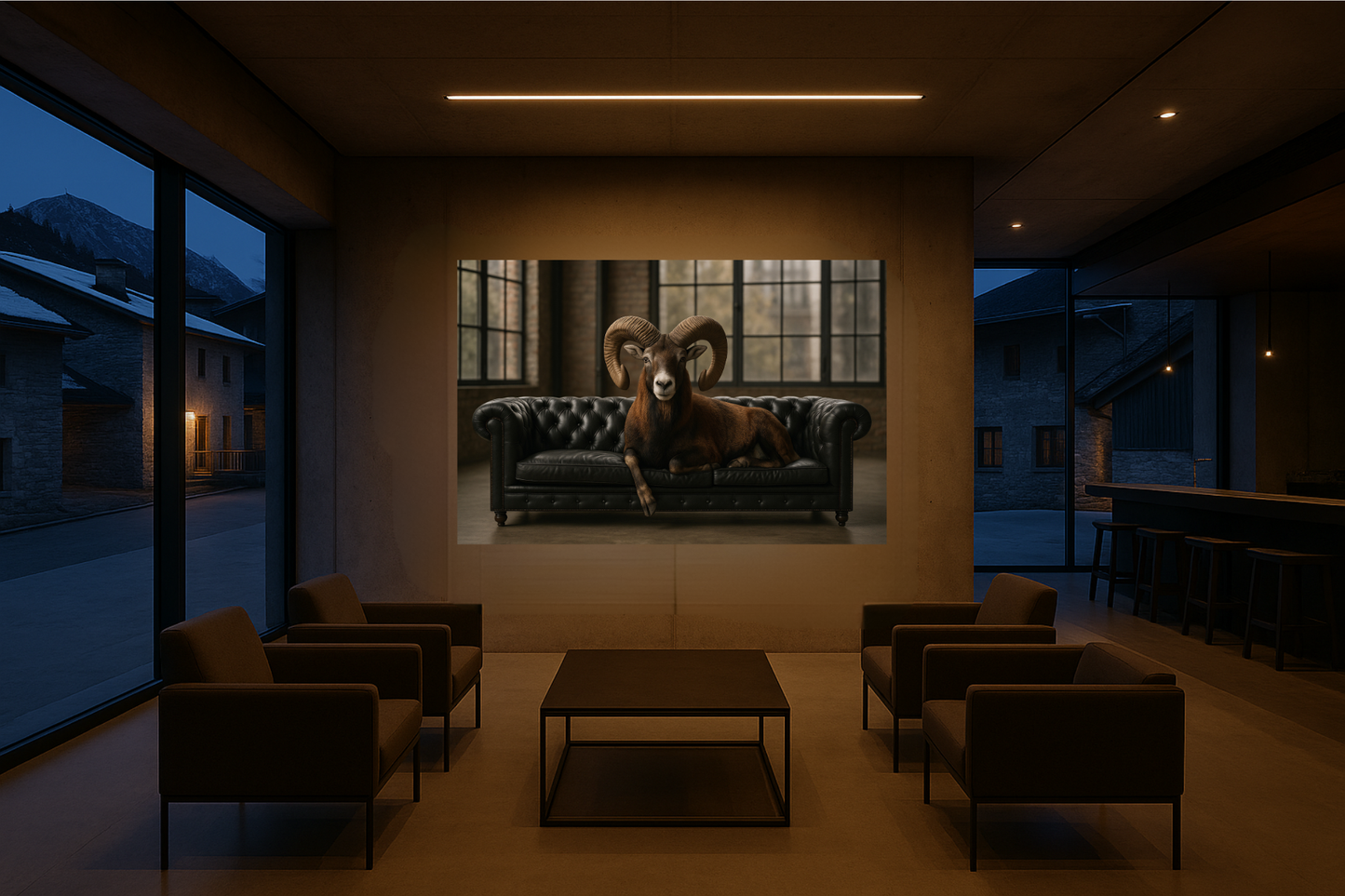 Wenn der Steinbock dich endlich hereinlässt