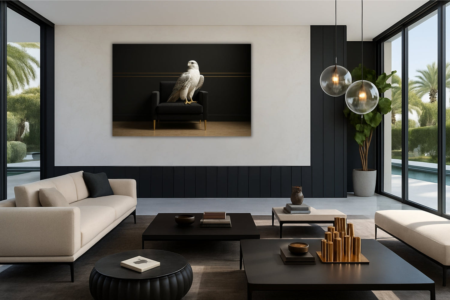 Wüstenlinien – Pferde & Falken