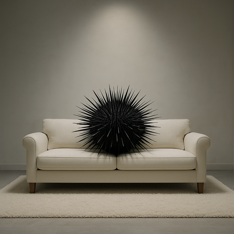 Zart und wehrhaft- Seeigel - Quadriptychon