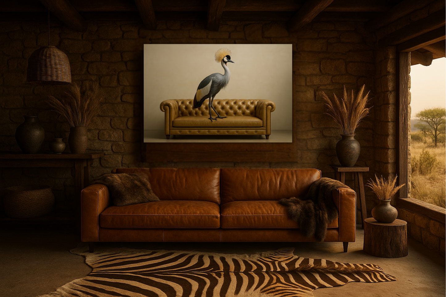 Verlorene Weite – Kronenkranich