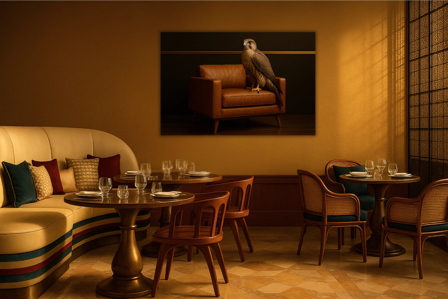 Wüstenlinien - Saker Falke