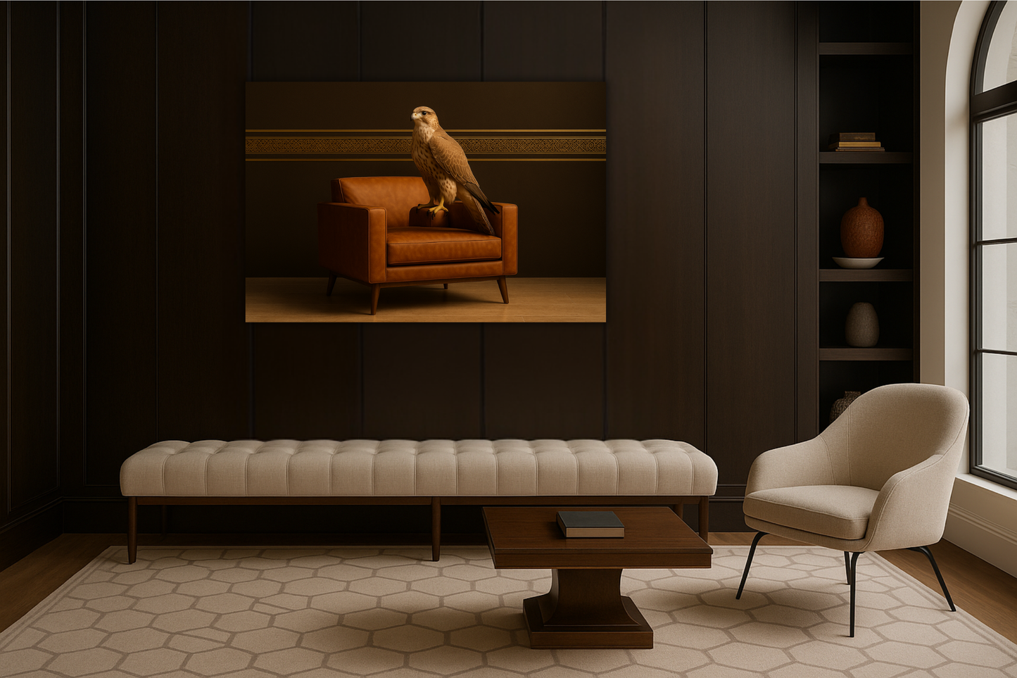 Wüstenlinien - Saker Falke