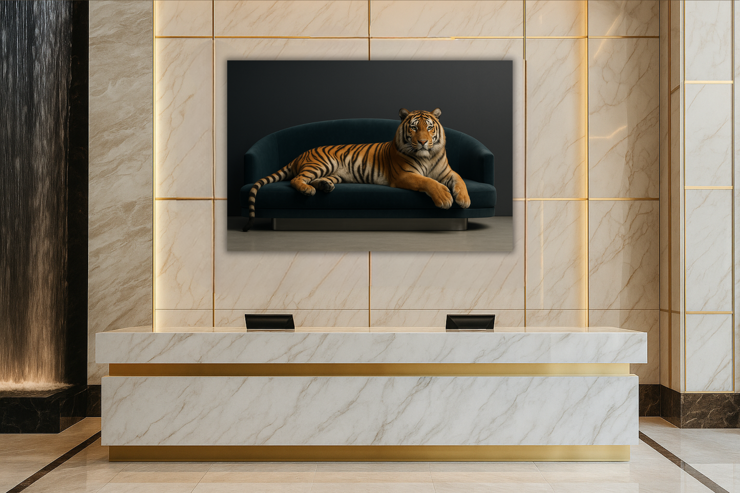 A silent king caught between luxury and loss.