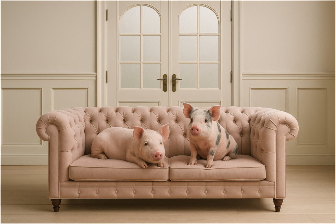 Main image Vertraute Intelligenz – Minipigs