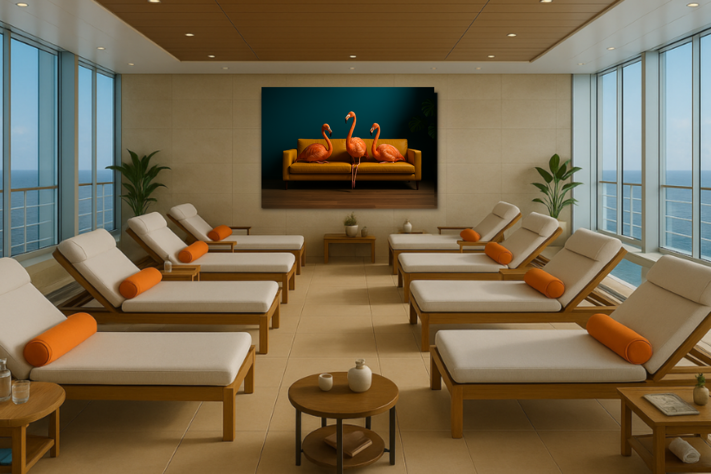 Die Flamingo- Balance